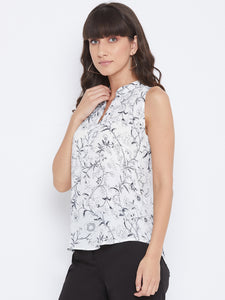 Crepe Printed Top