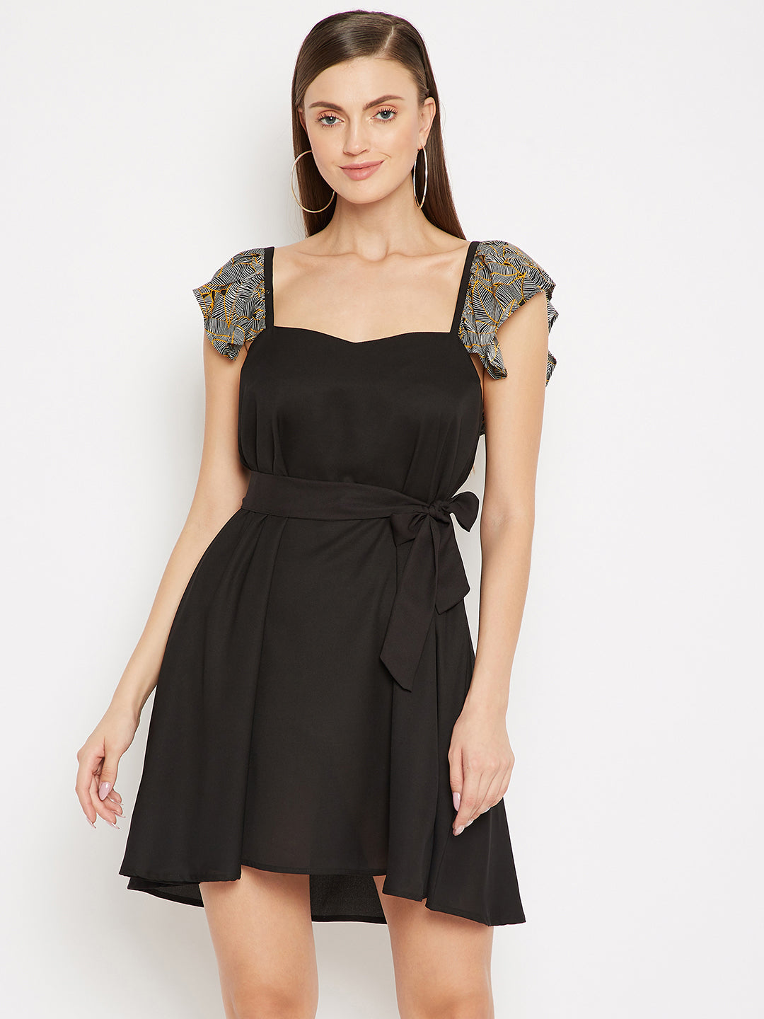 Black Georgette Dress