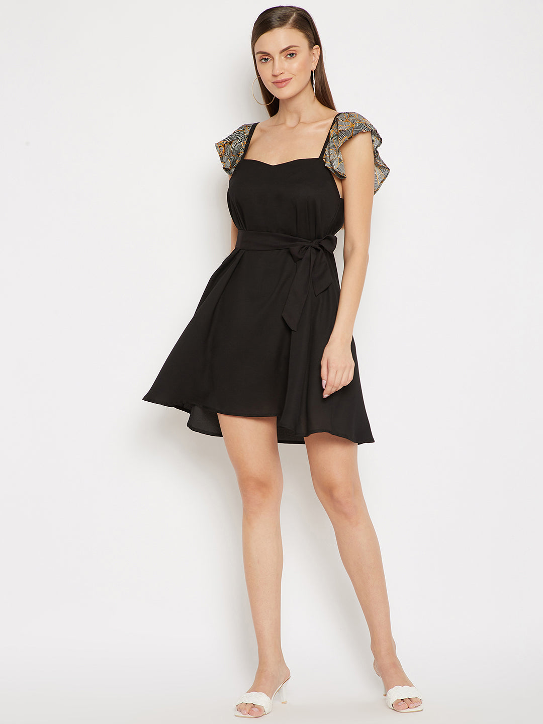 Black Georgette Dress